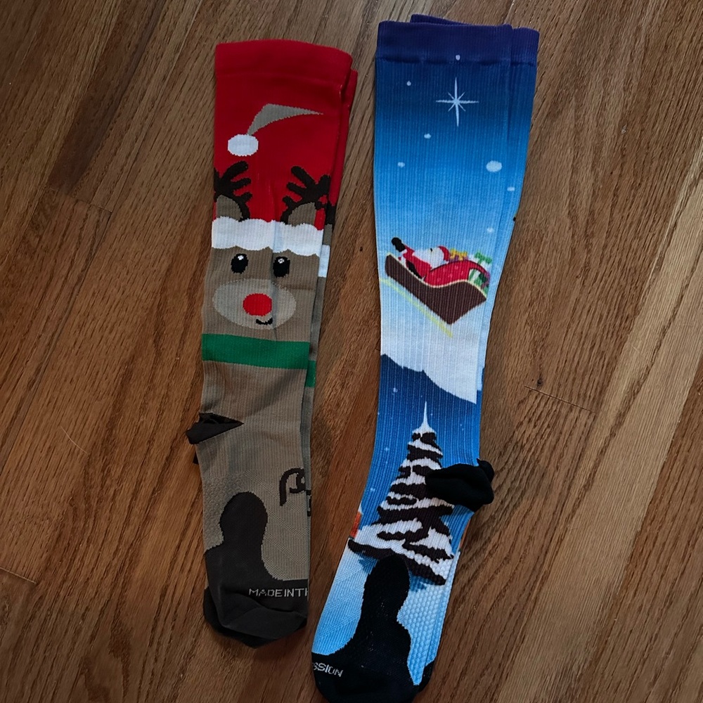 Procompression Christmas compression socks. - Picture 4 of 4